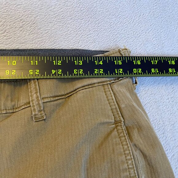 Lee Women's Pants Size 10 Medium Khaki Cotton Blend Straight-Leg - Picture 8 of 12
